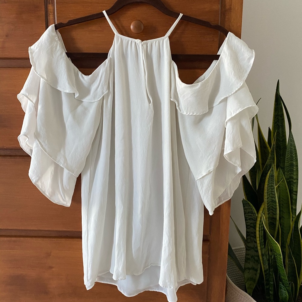 Parker cold shoulder blouse